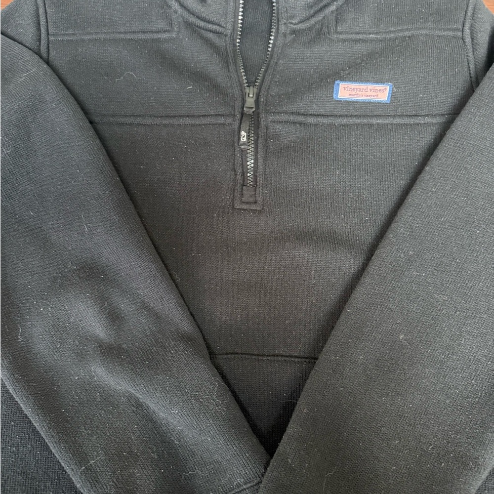 Vineyard Vines Black Half-Zip Pullover